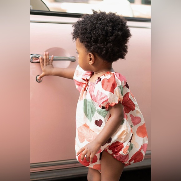 NWT PINK CHICKEN Baby Girl Rompers Lexi - Picture 2 of 5